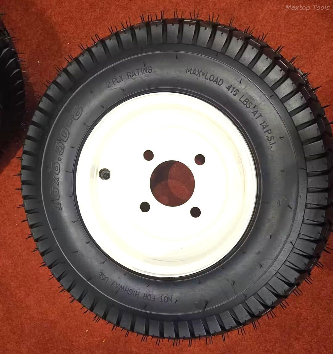 Ban Off-road Vakum Tubeless 16x6.50-8 16 Inci untuk ATV,go-kart, Traktor Rumput, Mesin Pemotong Rumput