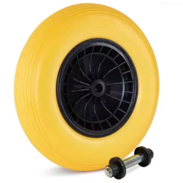 Maysun үйлдвэрийн бөөний хатуу urethane дугуйны дугуй дугуй 4.80 / 4.00- 4.00- 4.00- 4.00-R хавтгай материалтай тоног төхөөрөмжийн ачааны машин