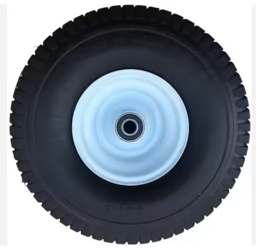 opona z metalową obręczą