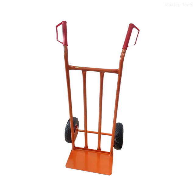Maysun Factory Direct Metal Structure Hand Truck Trolly con ruote in gomma pneumatica da 3,00-4 2PR
