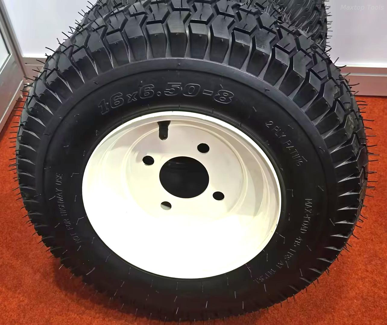 Ban Off-road Vakum Tubeless 16x6.50-8 16 Inci untuk ATV,go-kart, Traktor Rumput, Mesin Pemotong Rumput